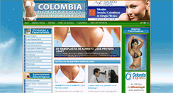 Desktop Screenshot of colombiasaludybelleza.com