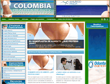 Tablet Screenshot of colombiasaludybelleza.com